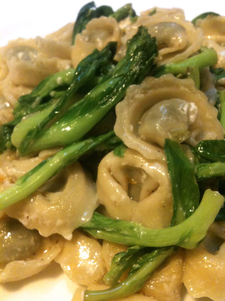 Bok Choy Blossoms & Tortellini